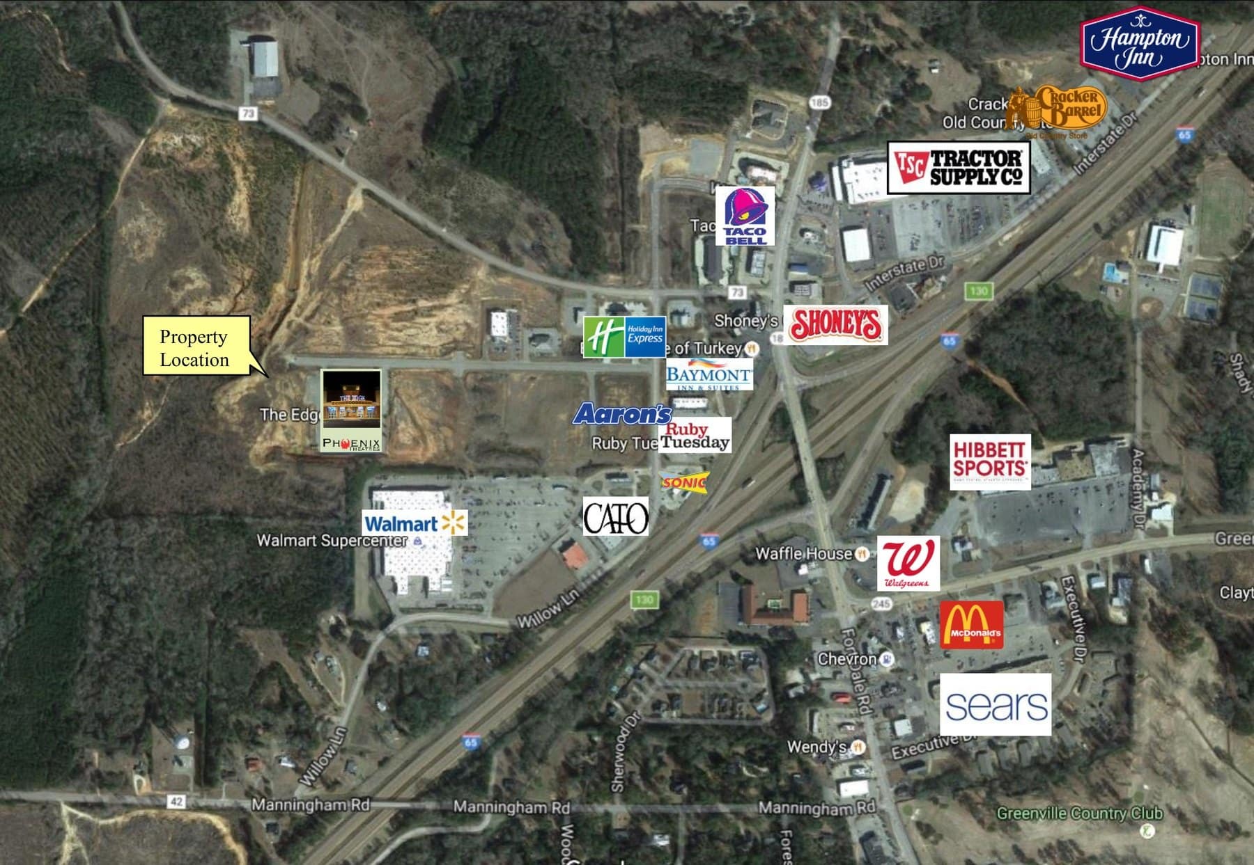 Greenville Commons 21 AC Land for Sale Alabama Land Company
